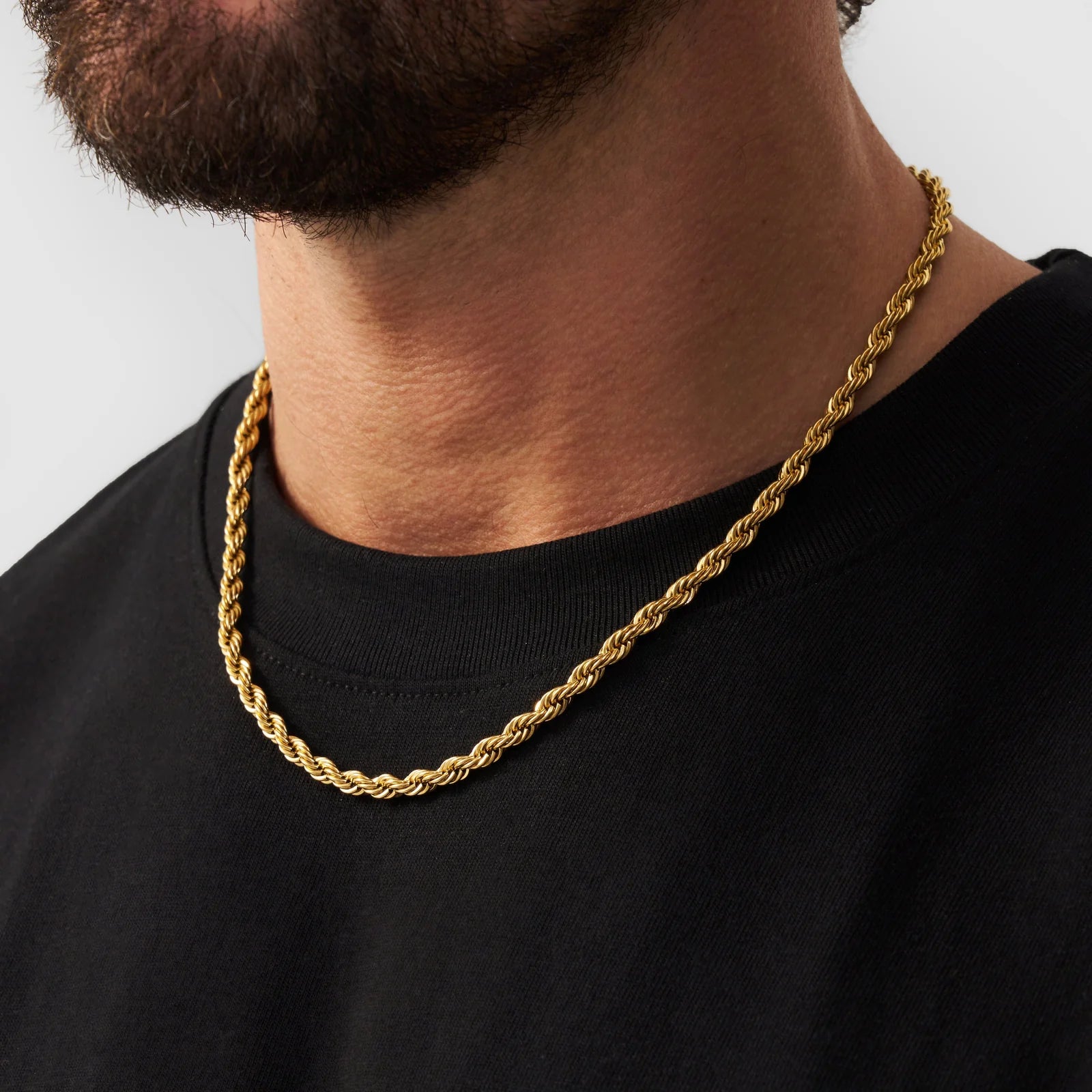 Rope Chain Bracelet & Necklace Set