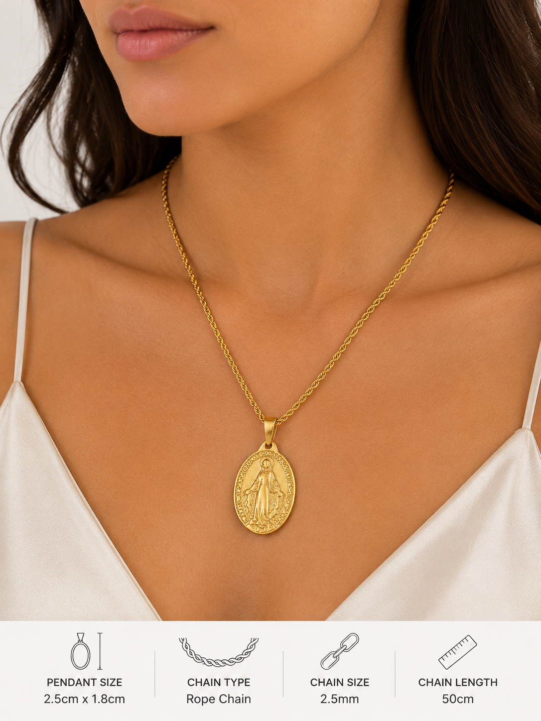Miraculous Medal Necklace