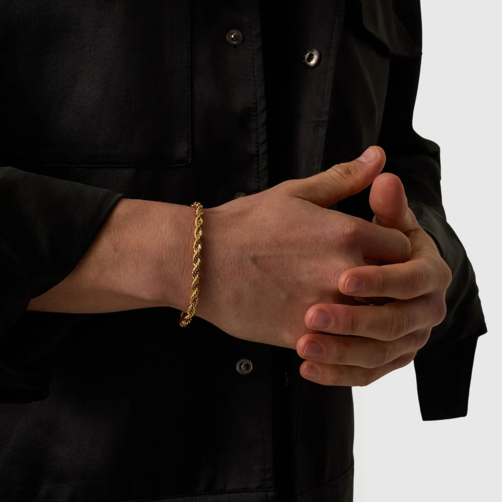 Rope Chain Bracelet & Necklace Set