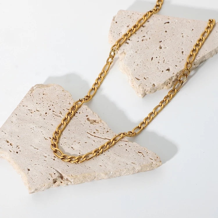 Figaro 5mm Necklace and Bracelet Set