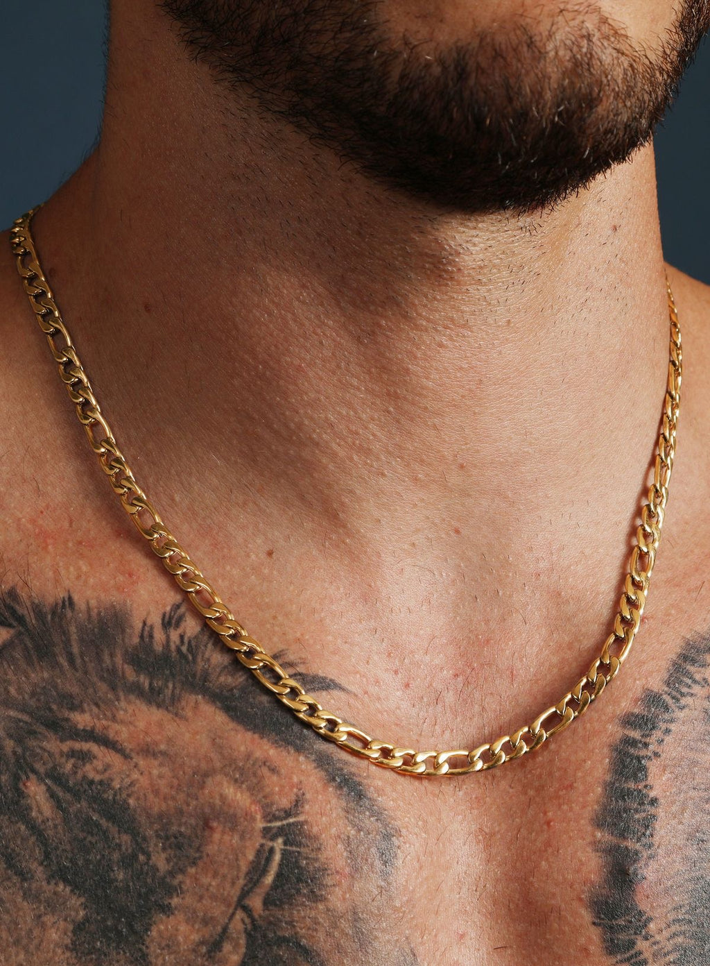 Figaro 5mm Necklace and Bracelet Set