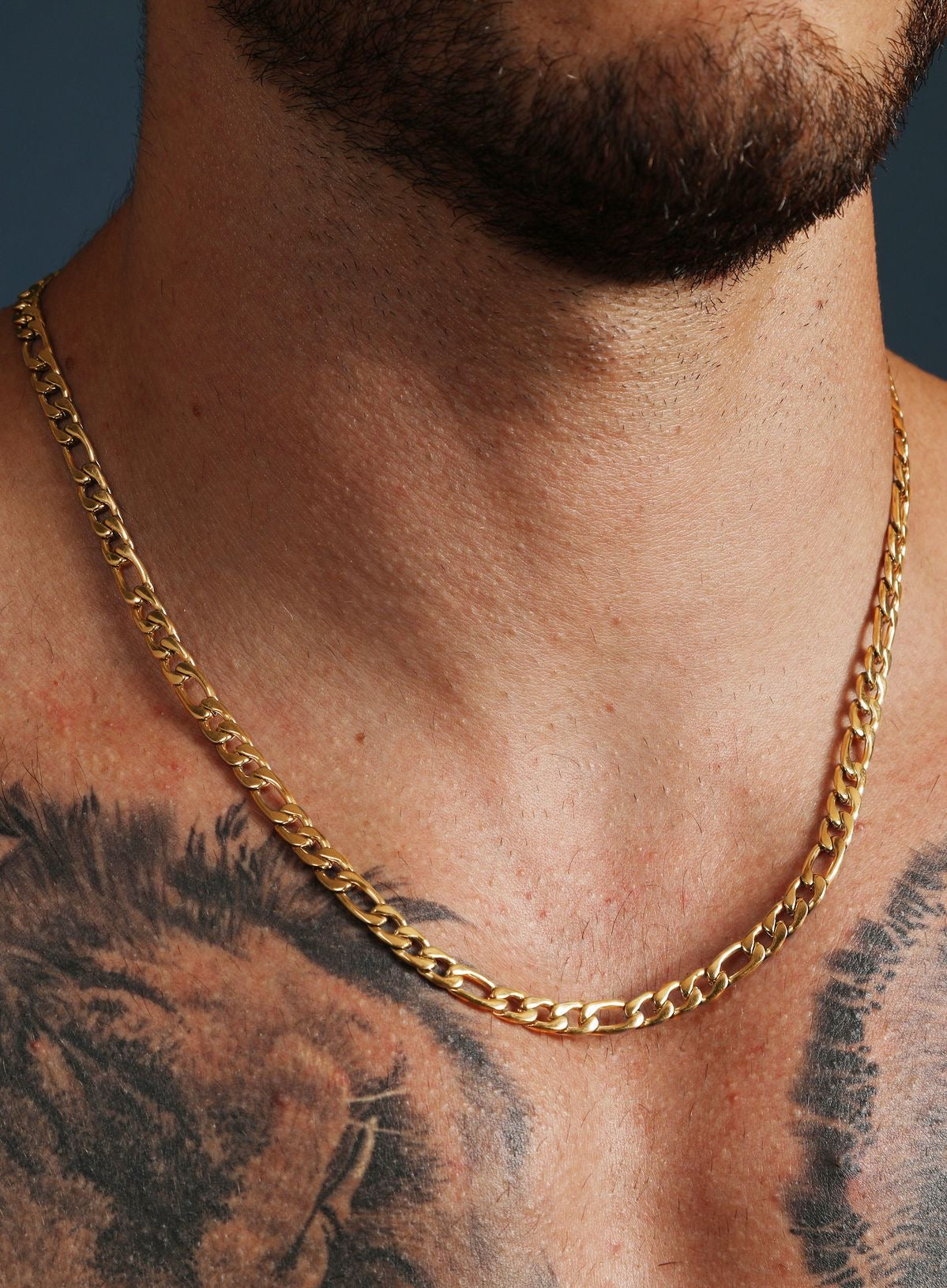 Figaro 5mm Necklace and Bracelet Set