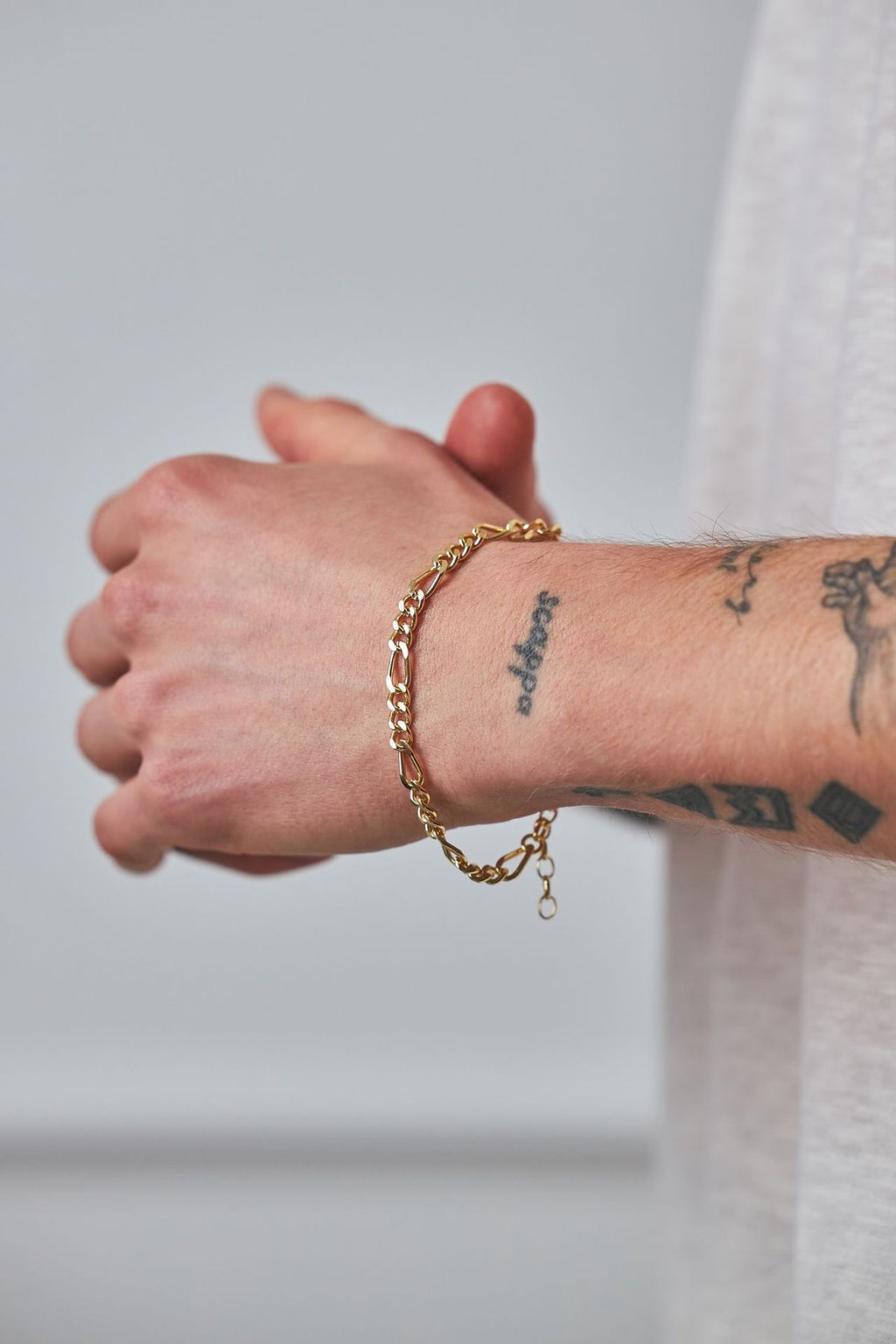 Figaro 5mm Necklace and Bracelet Set